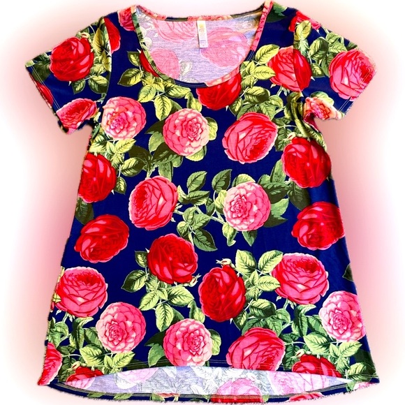 LuLaRoe Floral Print Classic T - Picture 1 of 3